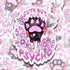 Cute but Psycho Vinyl Sticker