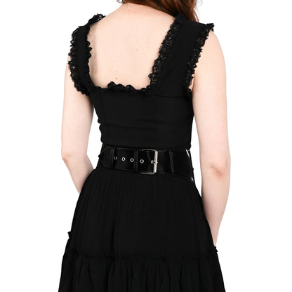 Liquid Velvet Garter Belt