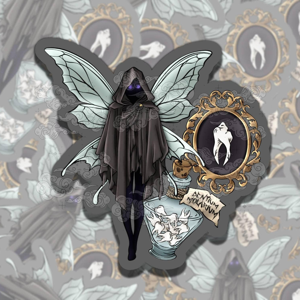 Dark Tooth Fairy Vinyl Sticker