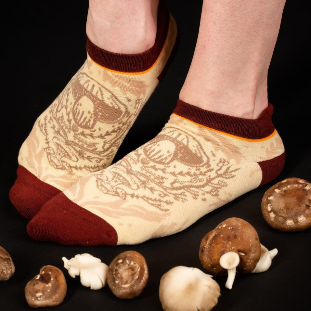 Death Cap Mushroom Ankle Socks Clothing FootClothes   