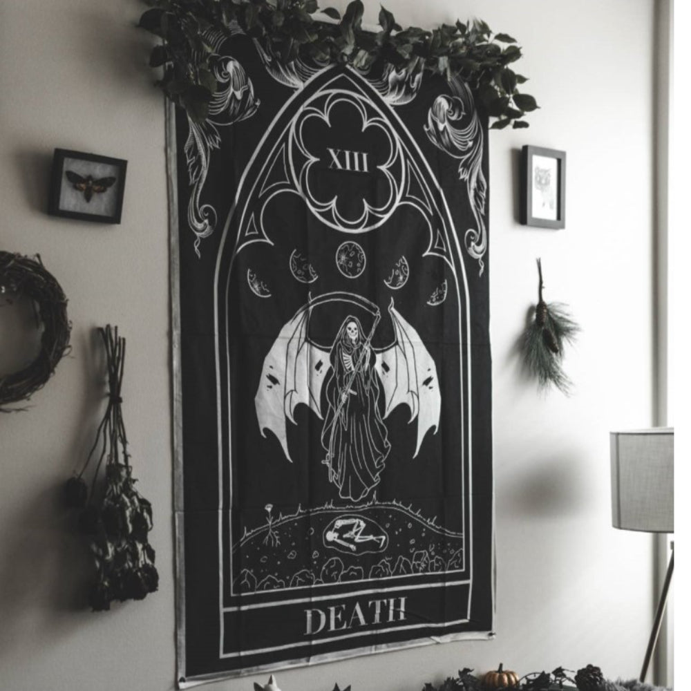 Death Tapestry Home Decor The Pretty Cult   