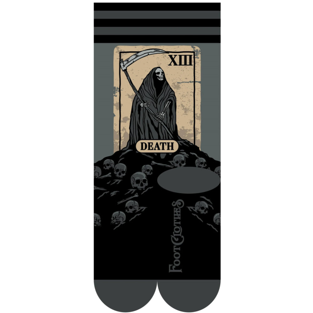 Death Tarot Card Crew Socks