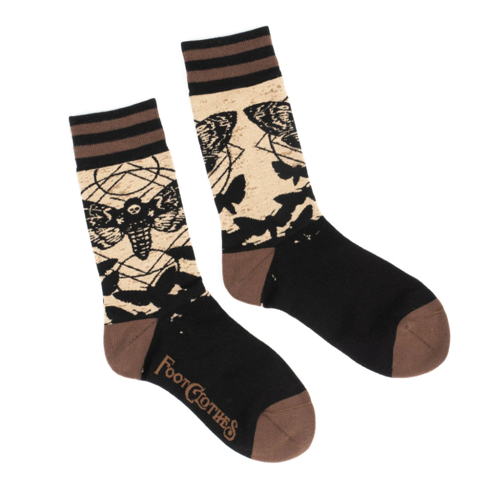 Death’s Head Hawkmoth Crew Socks Clothing FootClothes   