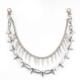 Double Layer Spiked Waist Chain