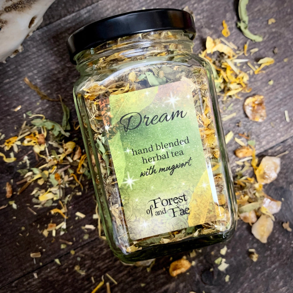 Dream Hand Blended Herbal Tea Witchcraft Of Forest and Fae   