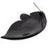 Ebony Ceramic Incense Leaf
