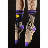 Evil AF Werewolf Crew Socks