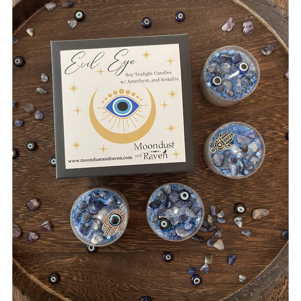 Evil Eye Tealight Candles