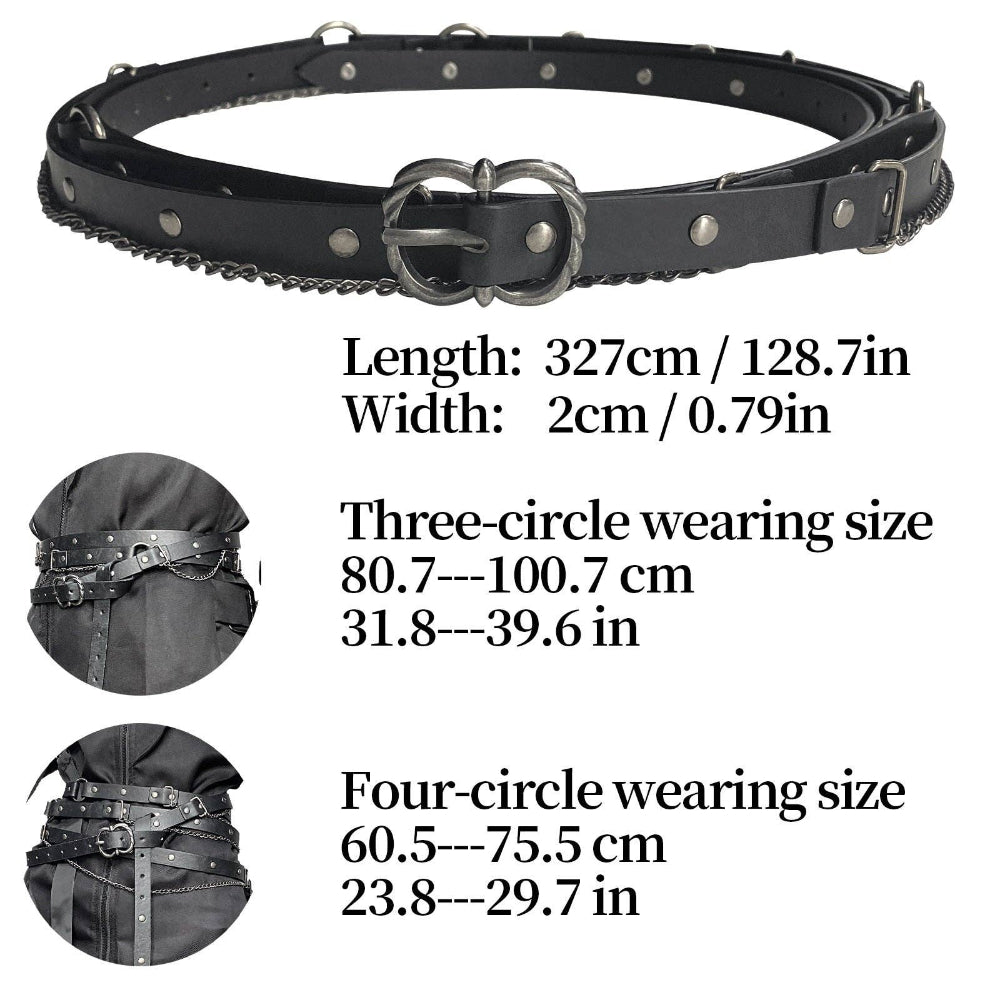 Extra Long Belt with Chains