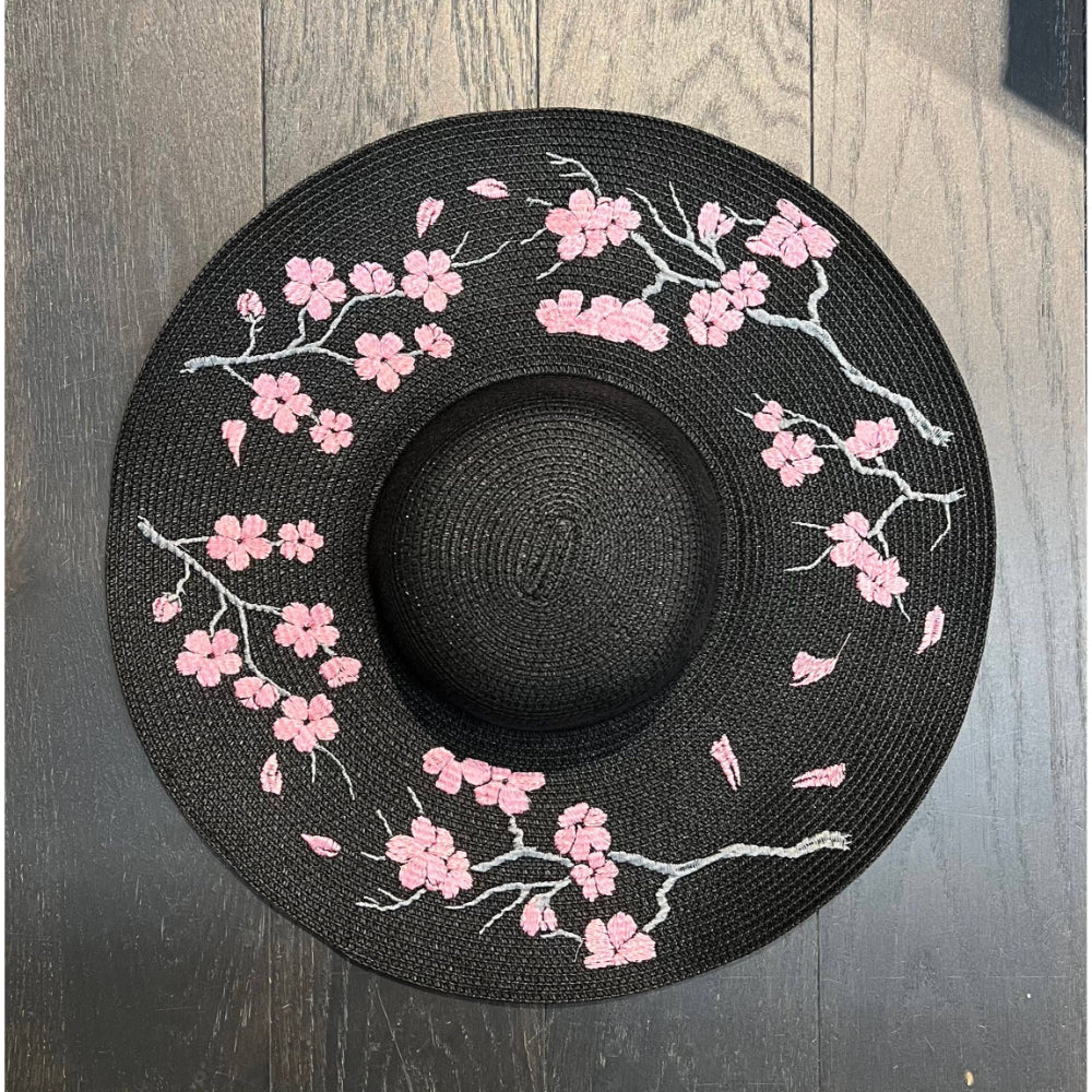 Floppy Sun Hat Cherry Blossoms