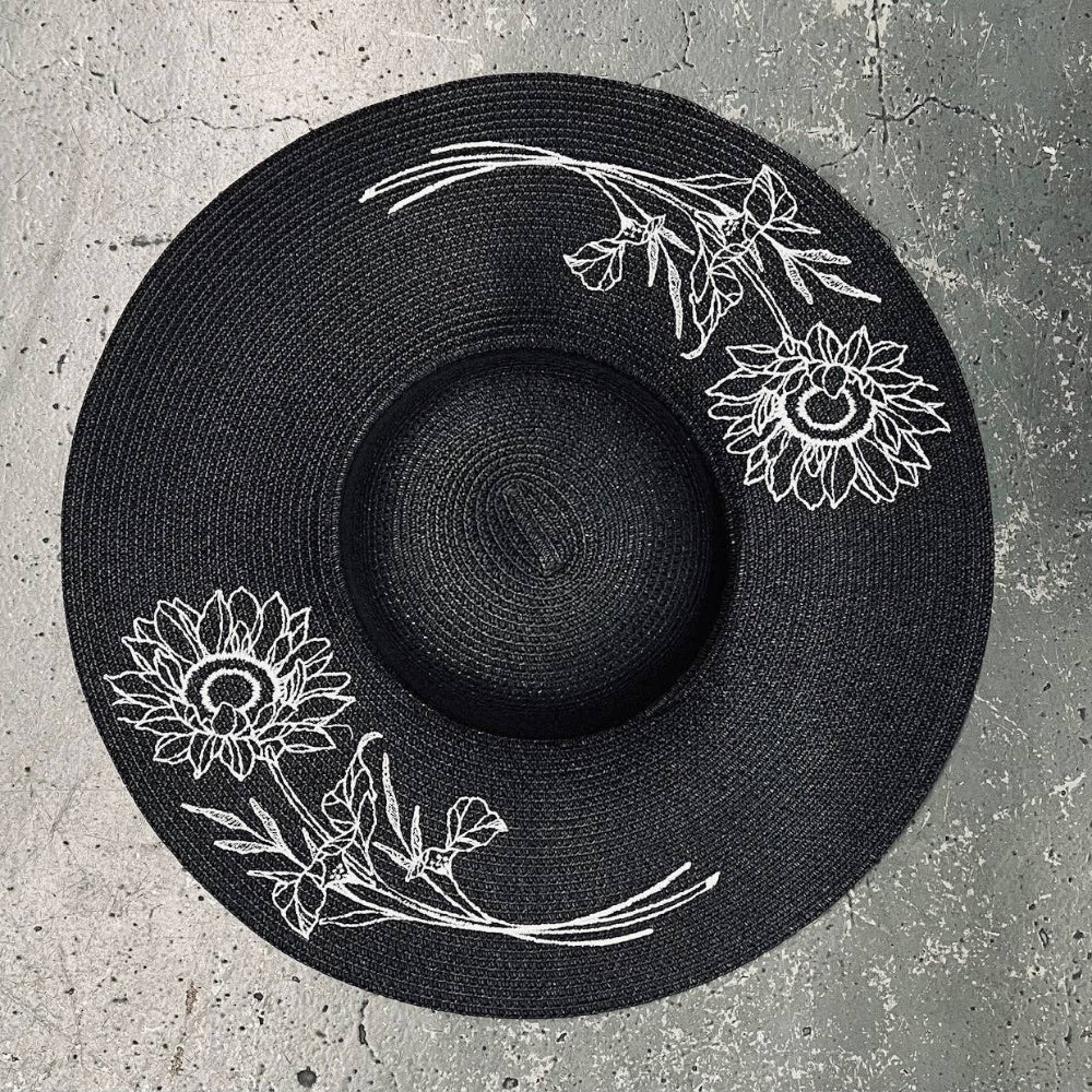 Floppy Sun Hat Sunflowers