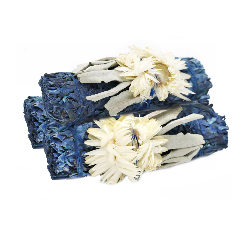 Floral Sage Smoke Cleansing Bundle Blue Moon White Sage