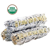 Floral Sage Smoke Cleansing Bundle Sweetgrass White Sage