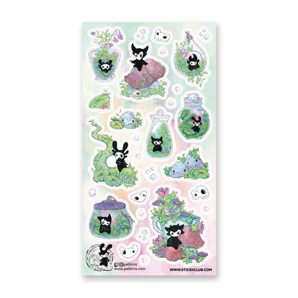 Forest Sprite Adventures Sticker Sheet