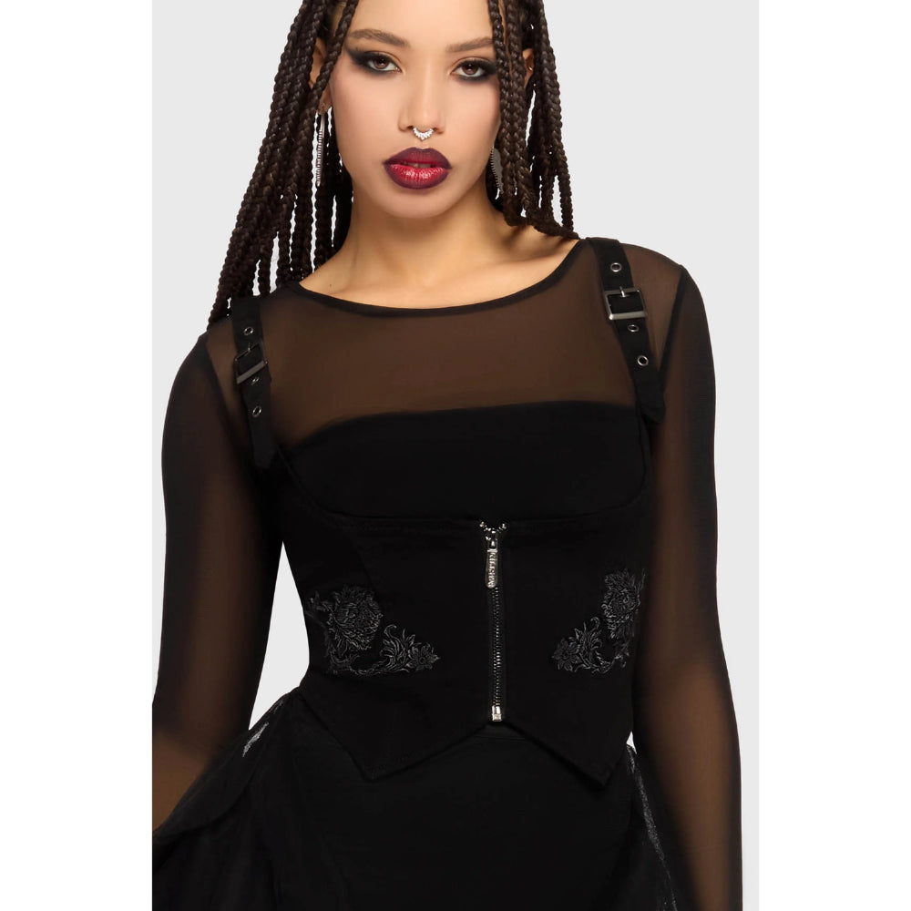 Gaia Adorned Underbust Corset
