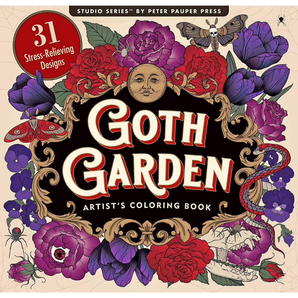 Goth Garden Coloring Book