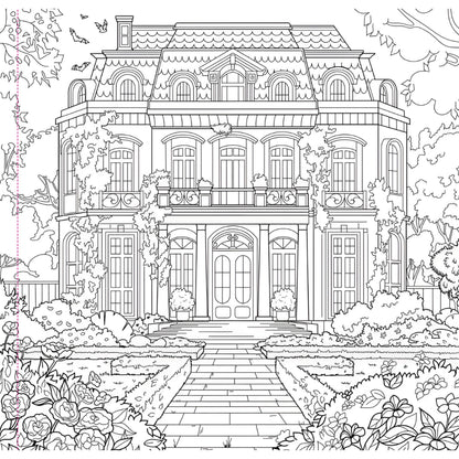 Goth Garden Coloring Book