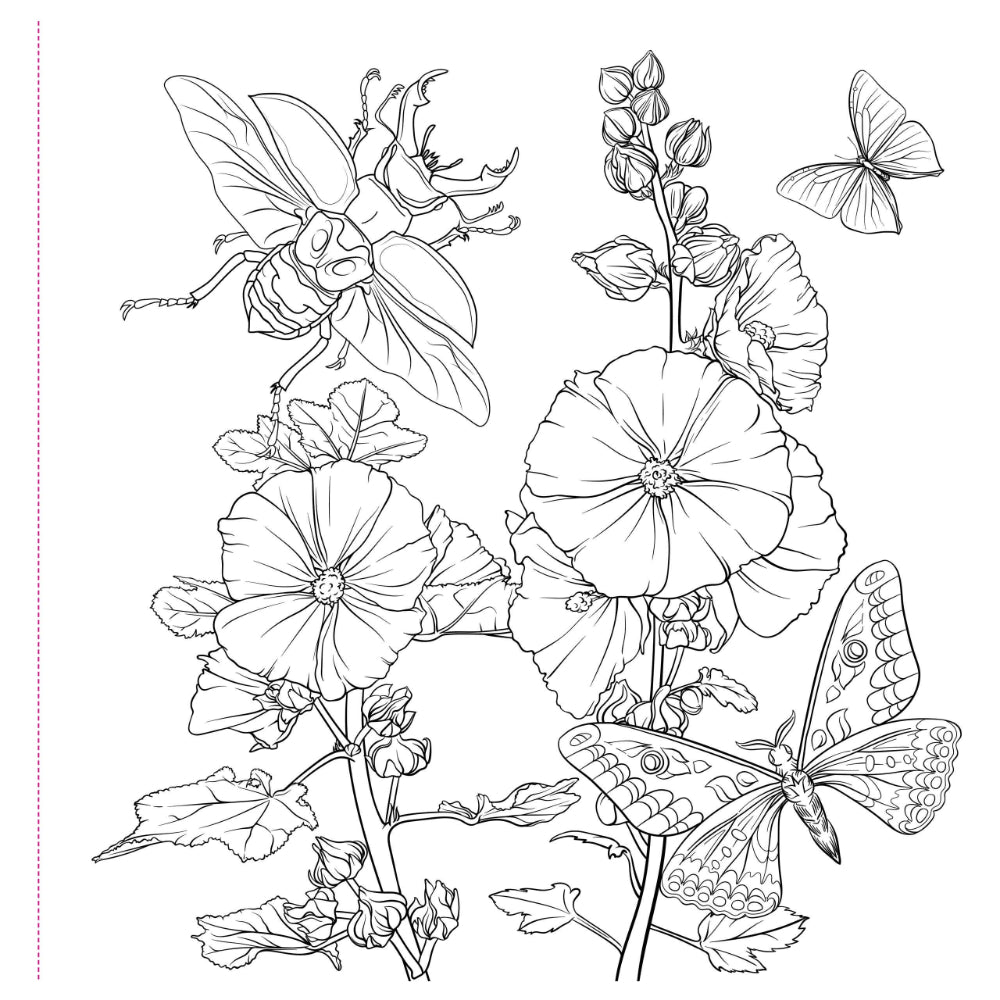 Goth Garden Coloring Book