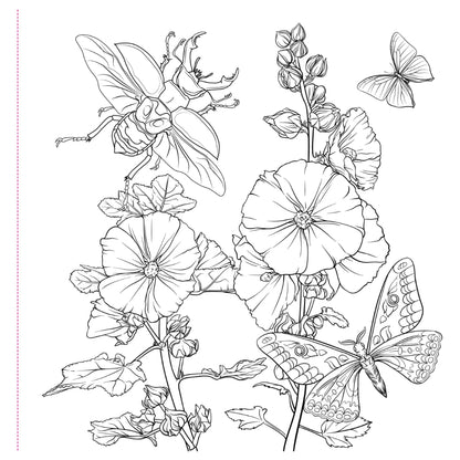 Goth Garden Coloring Book
