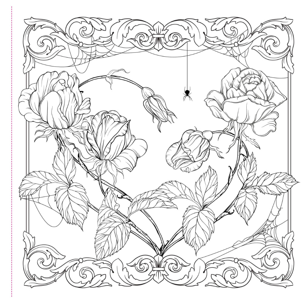 Goth Garden Coloring Book