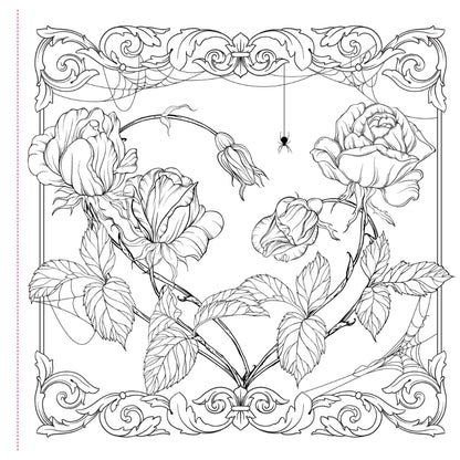 Goth Garden Coloring Book