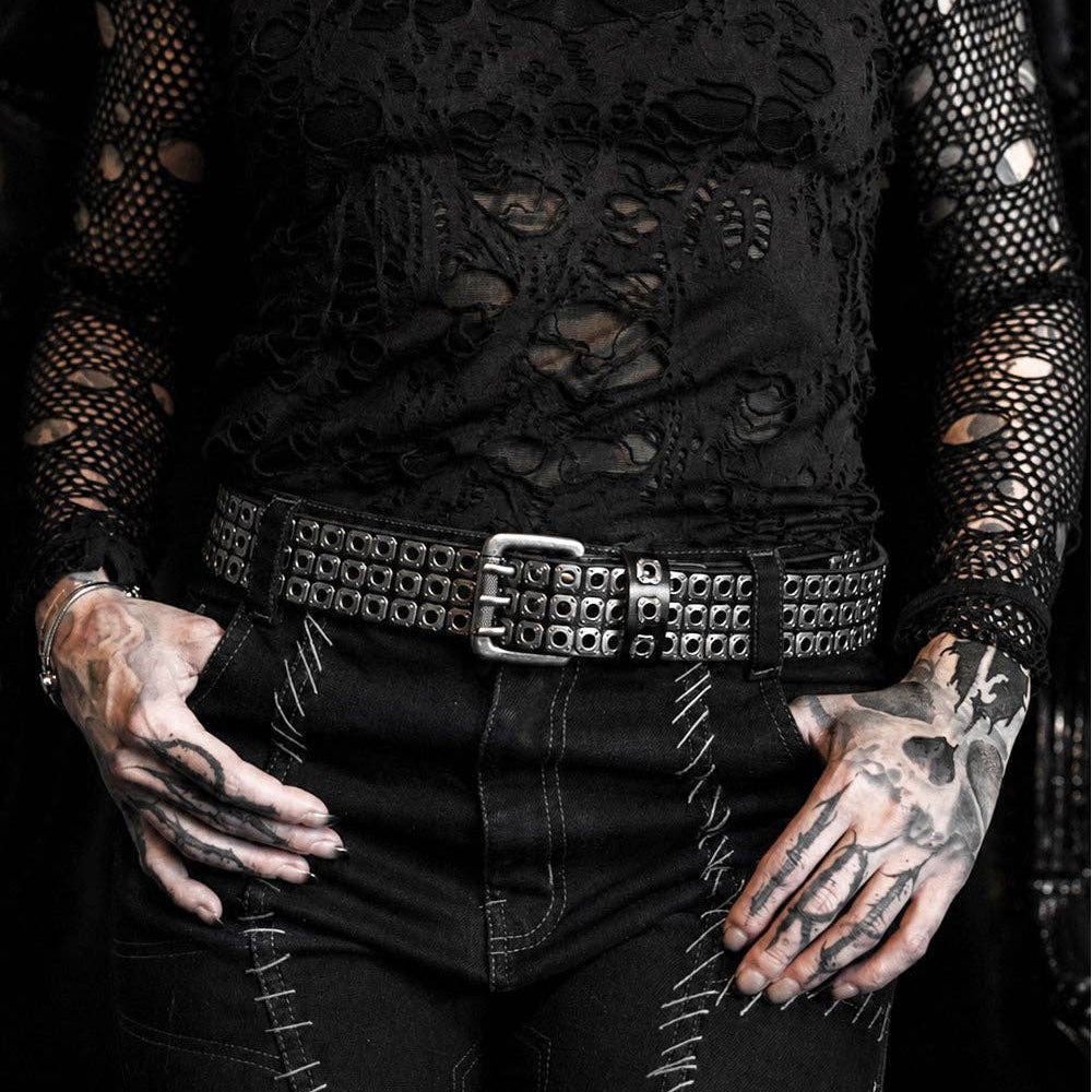 Gunmetal Outpost Studded Belt