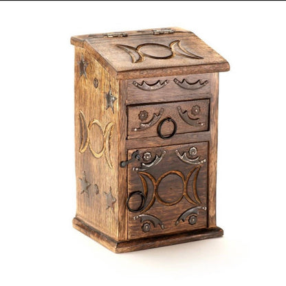 Hand Carved Storage Chest