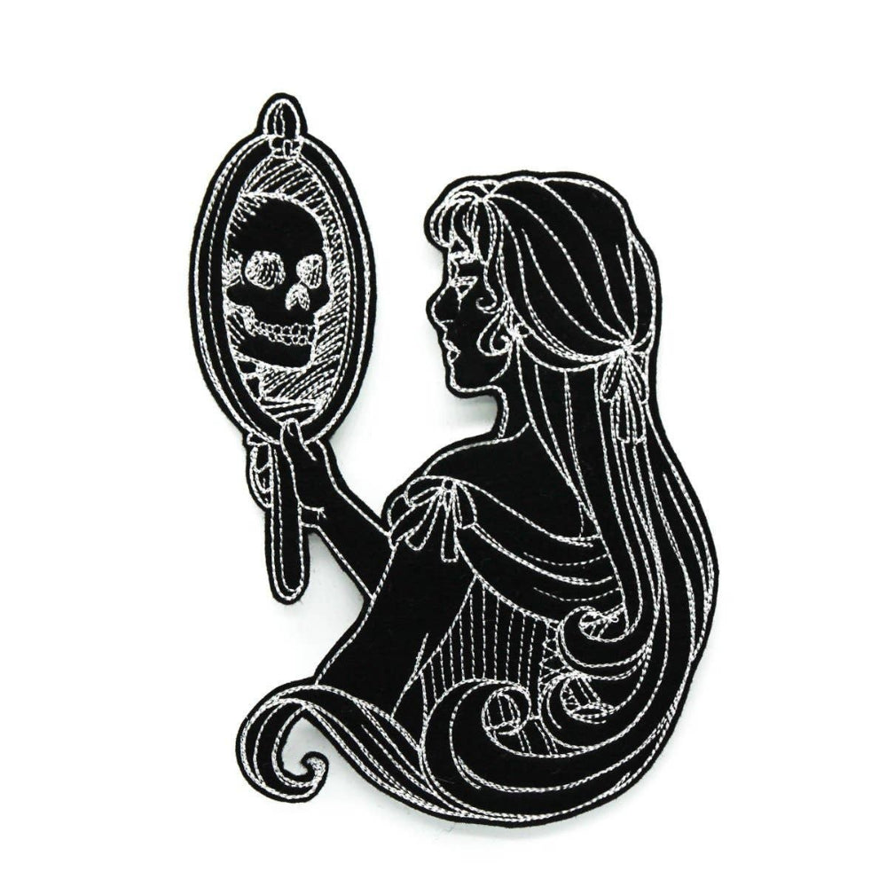 Haunting Reflection Large Iron On Patch