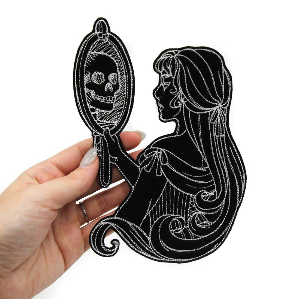 Haunting Reflection Large Iron On Patch