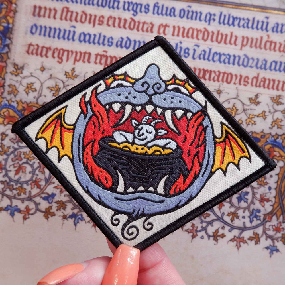 Hellmouth Hot Tub Woven Patch