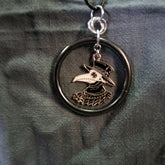Handmade Necklace With Ring And Charm Plague Doctor