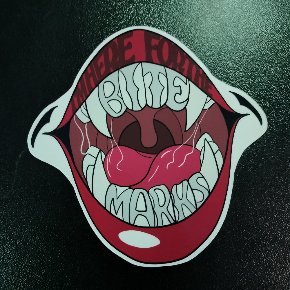 Bite Marks Sticker