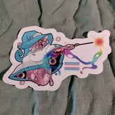 Slime Wizard Pride Flag Stickers Transgender