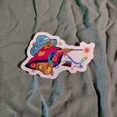 Slime Wizard Pride Flag Stickers Polyamorous