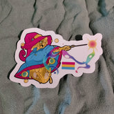 Slime Wizard Pride Flag Stickers Pansexual