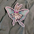 Mothman Stickers Teal and White