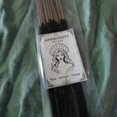 Packaged incense sticks with &