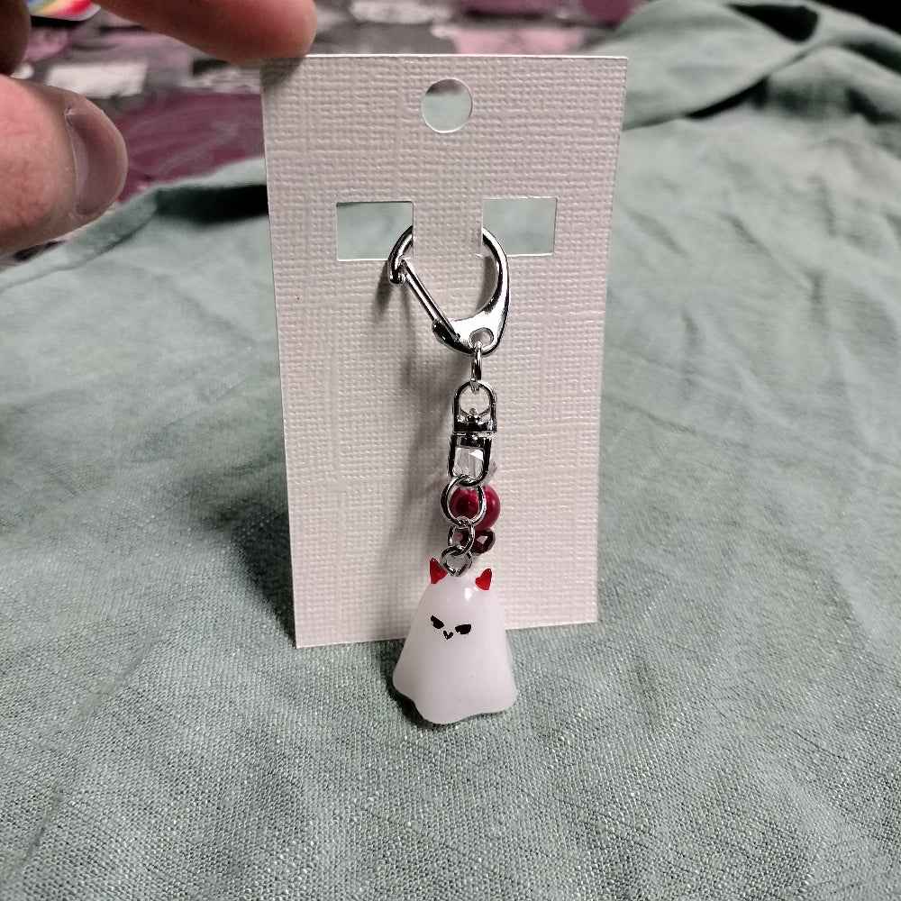 Handmade Devil Ghost Keychain