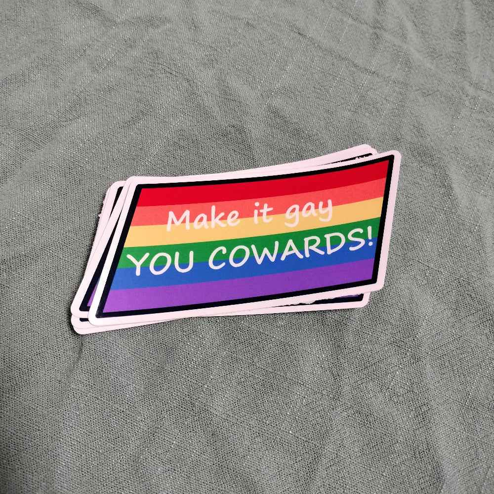 Make It Gay Sticker