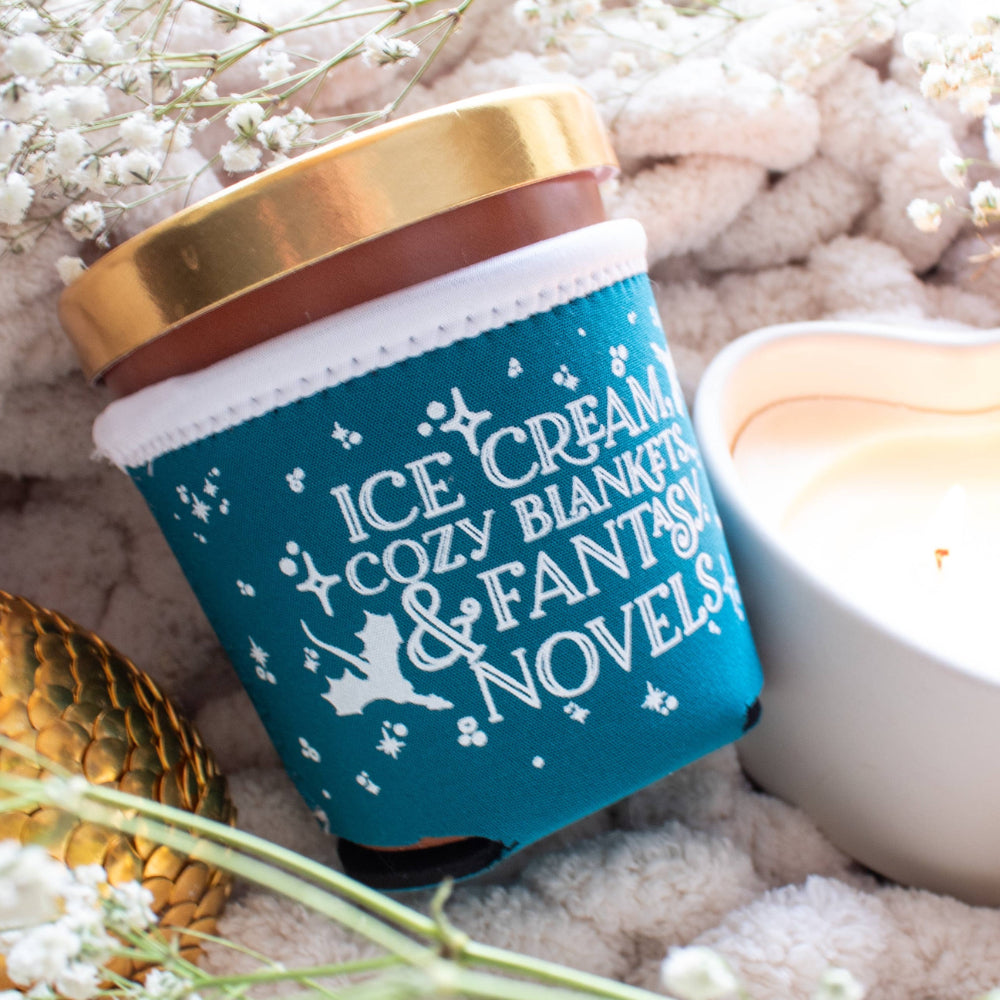 Ice Cream Pint Sleeve Fantasy Reader