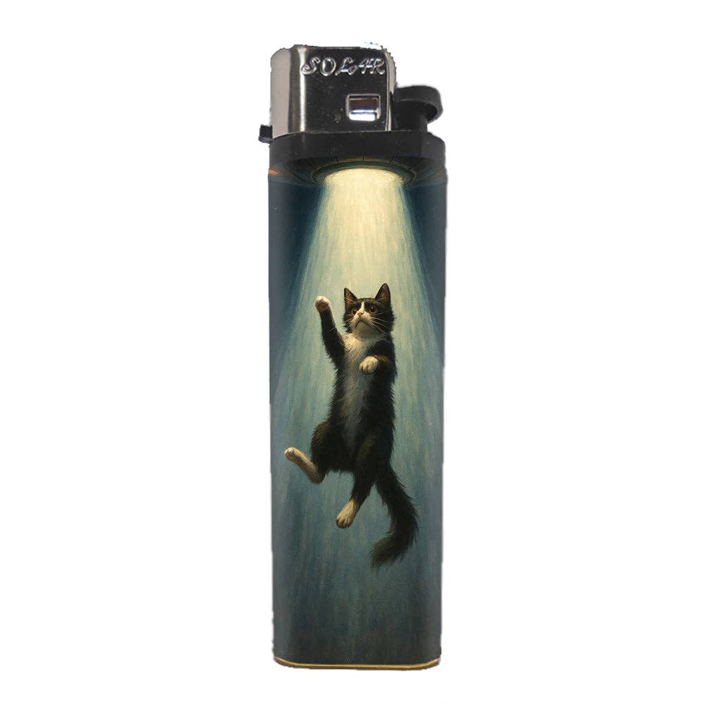 Just Here For The Cats Basic Lighter