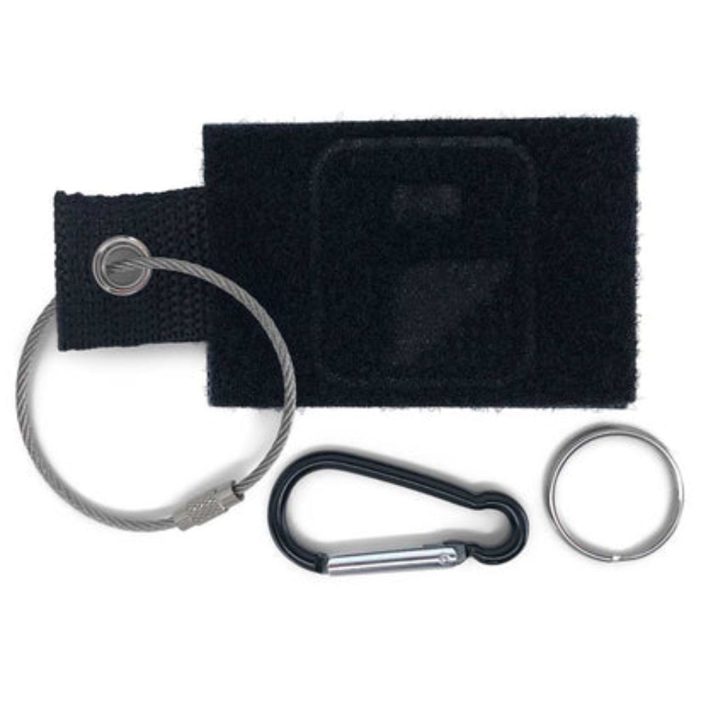 Keychain Bag Tag for Removable Patch Including Patch