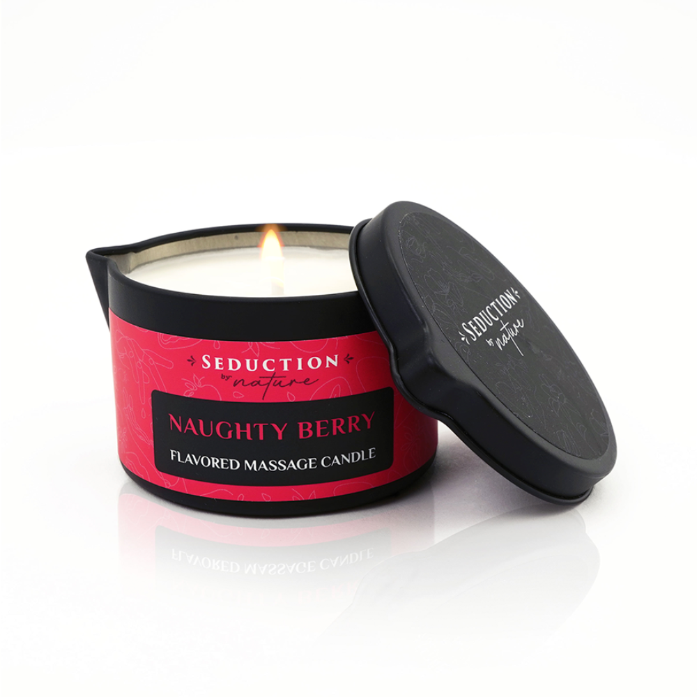 Kissable Massage Candle Naughty Berry