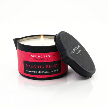 Kissable Massage Candle Naughty Berry