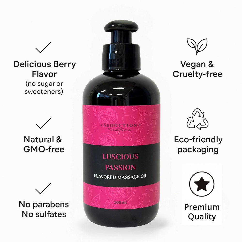 Kissable Massage Oil Luscious Passion