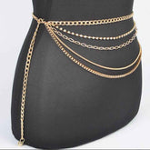 Layered Adjustable Chain Belt