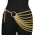 Layered Gold Chain Belt