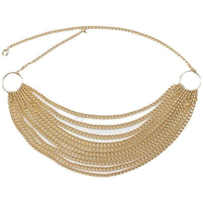 Layered Gold Chain Belt