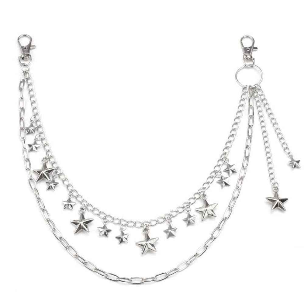 Layered Star Waist Chain