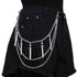 Layered Sword Pendant Waist Chain